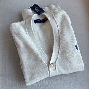 UNISEX POLO RALPH LAUREN COTTON CARDIGAN